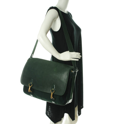 Louis Vuitton Taiga Dersou Messenger Bag Epicea 2 of 8
