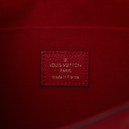 Louis Vuitton Empreinte Pochette Felicie Chain Wallet Scarlet 7 of 14