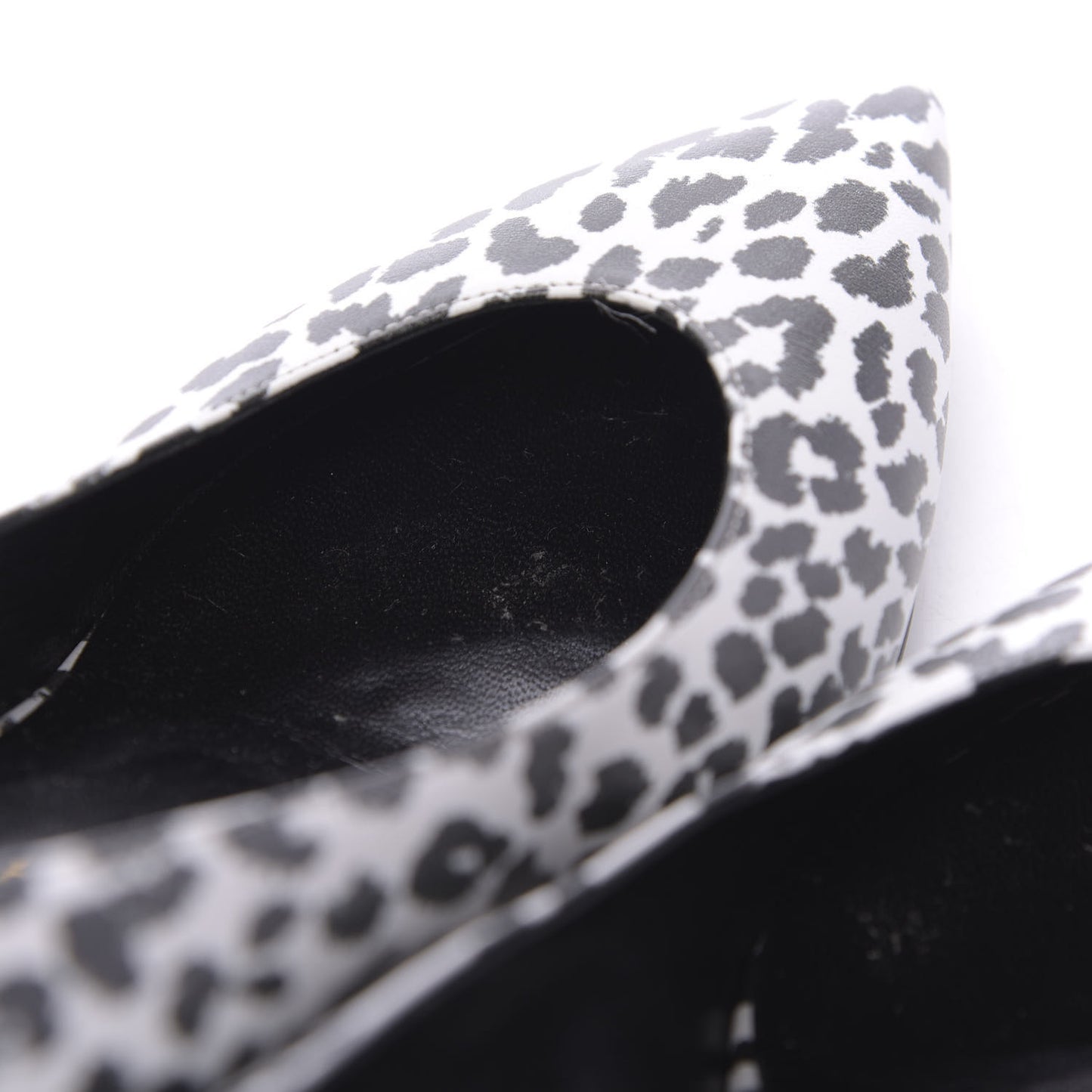 Soft Calfskin Baby Cat Paris 50 Pumps 35.5 Bianco White Black