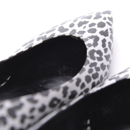 Saint Laurent Soft Calfskin Baby Cat Paris 50 Pumps 35.5 Bianco White Black 10 of 10