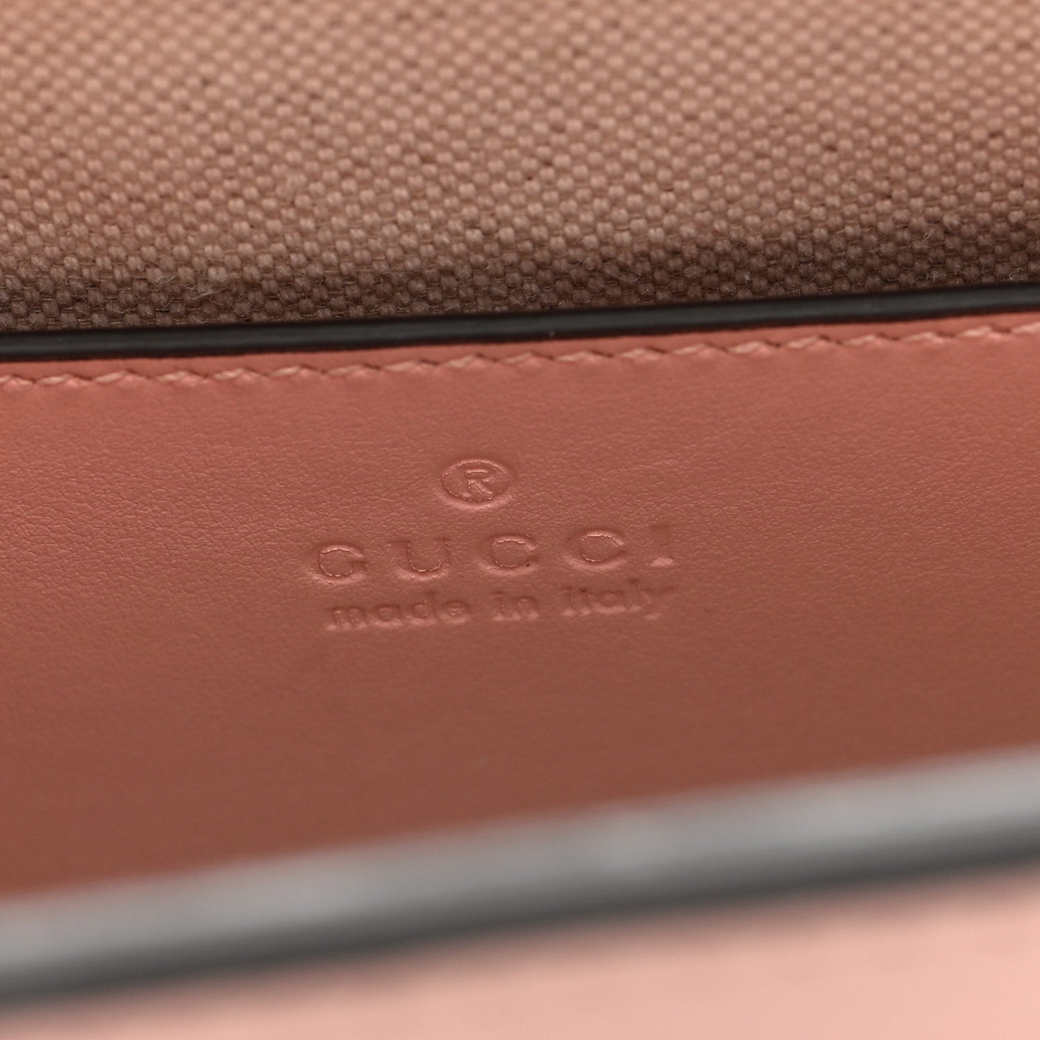 Gucci Calfskin GG Matelasse Small Slim Chain Shoulder Bag Perfect Pink Natural 6 of 10