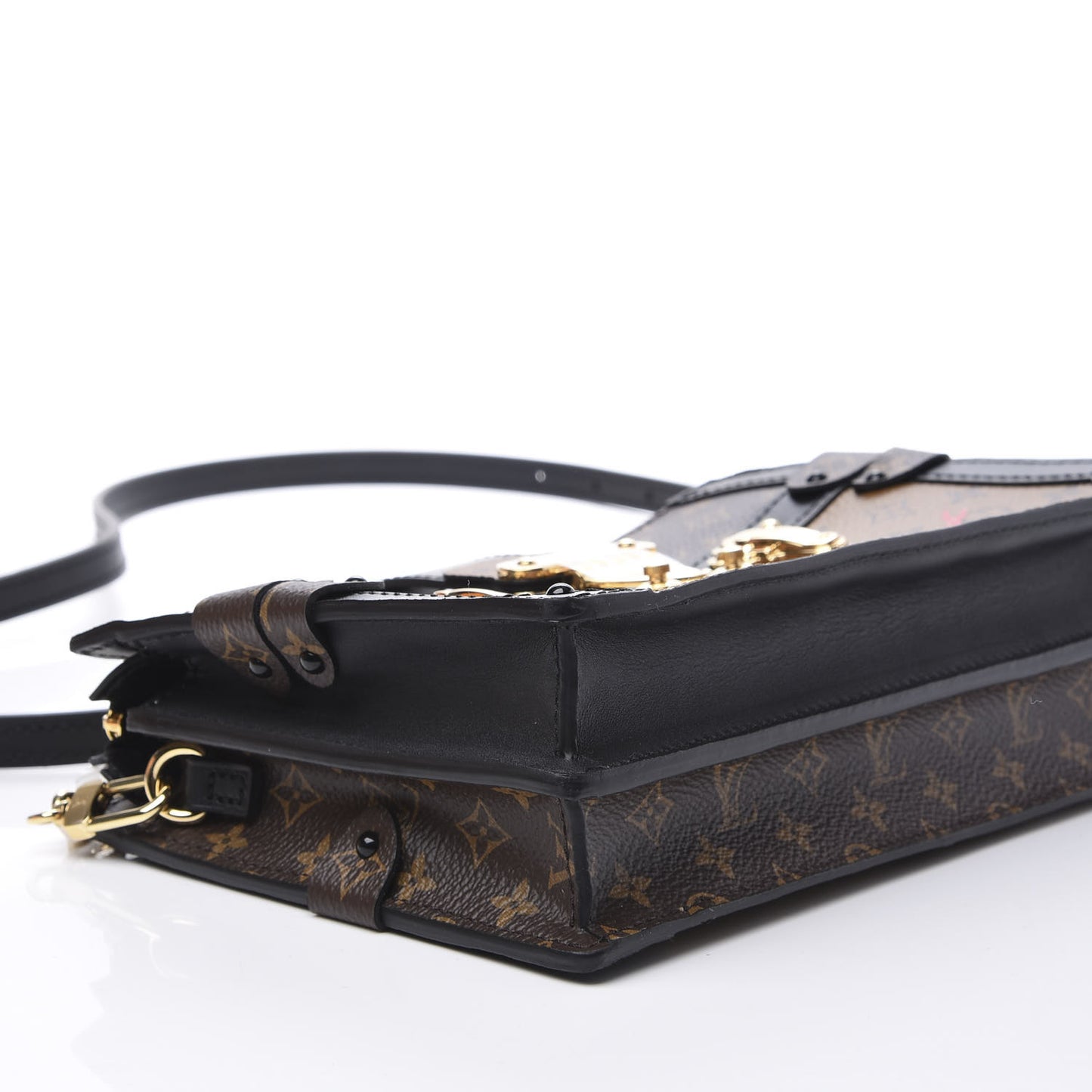 Reverse Monogram Trunk Clutch