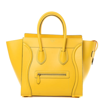 Celine Smooth Calfskin Mini Luggage Citron 1 of 10