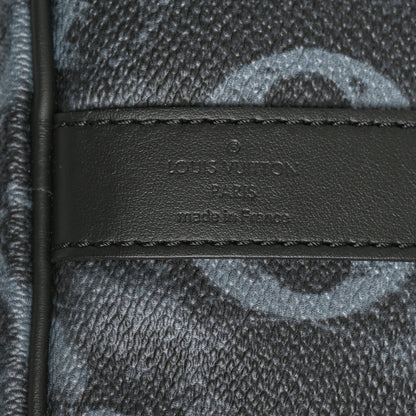 Louis Vuitton Monogram Pastel Keepall Bandouliere 50 Black 6 of 6
