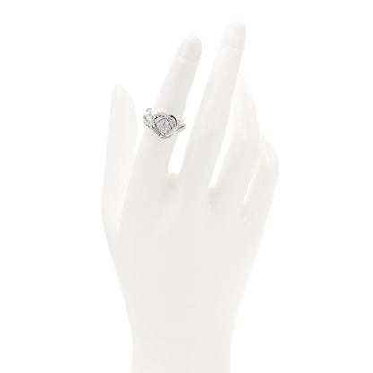 David Yurman Sterling Silver Diamond Pave 7mm Infinity Ring 52 6 2 of 4