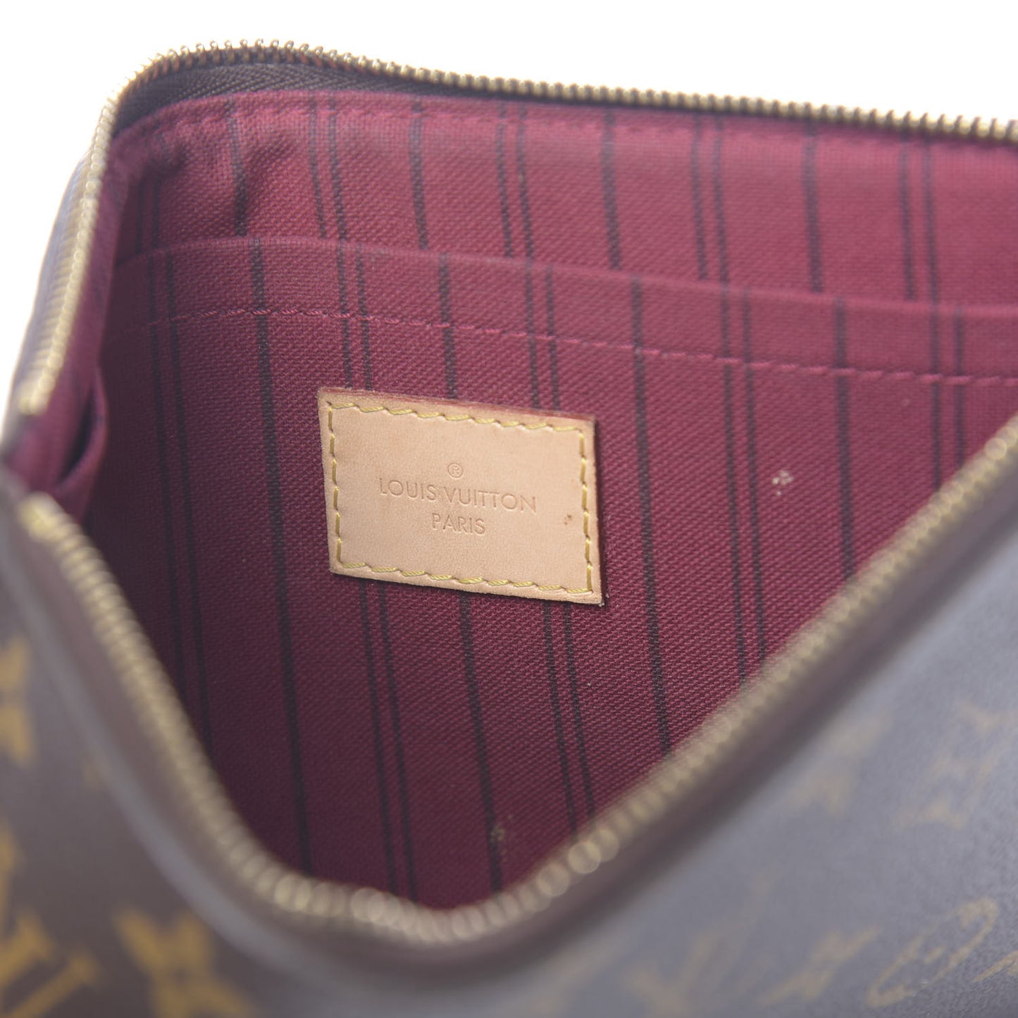 Monogram Neverfull MM GM Pochette Fuchsia