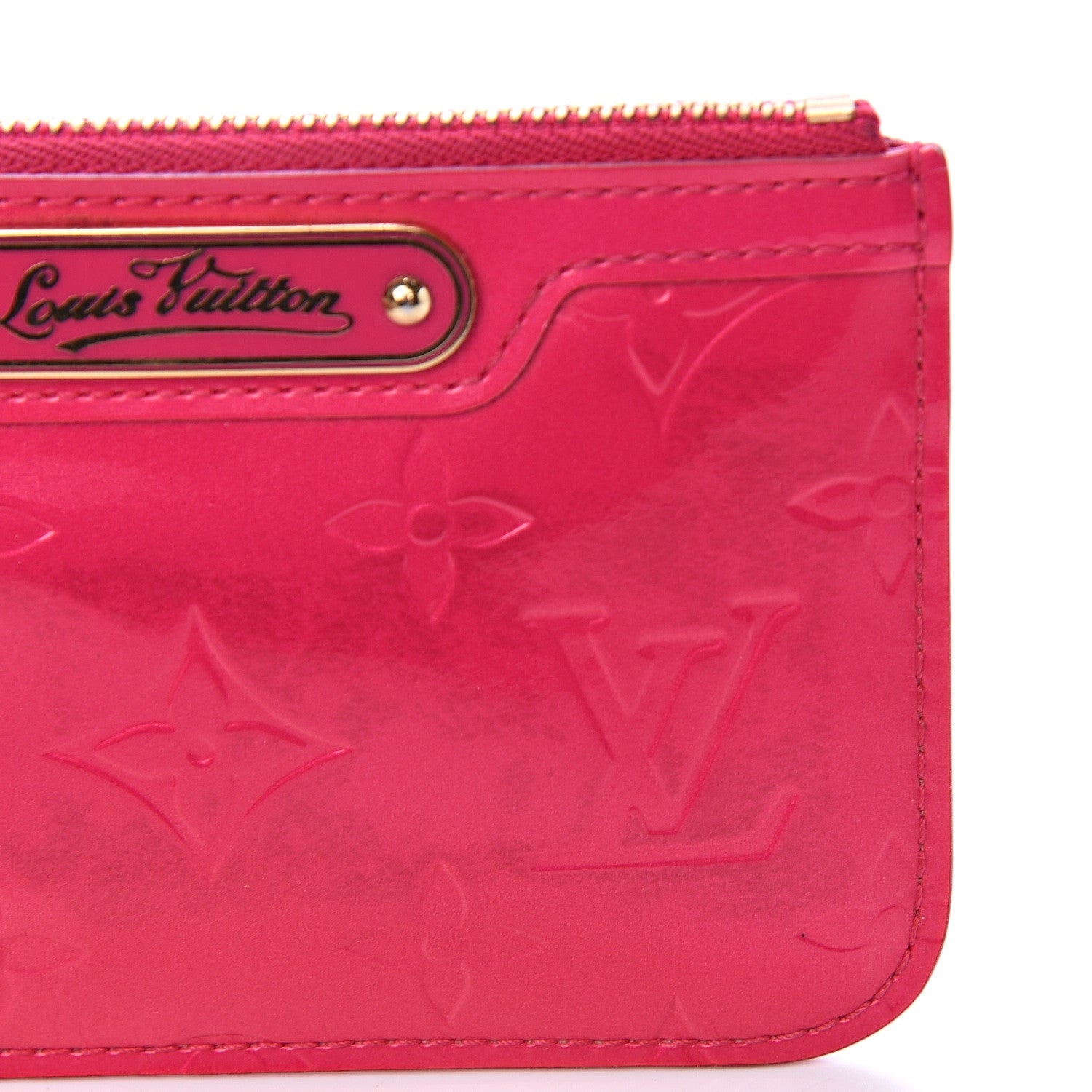 Louis Vuitton Vernis Key Pouch Hot Pink 7 of 10