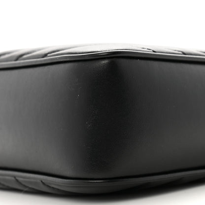 Saint Laurent Calfskin Matelasse Monogram Lou Camera Bag Black 10 of 12
