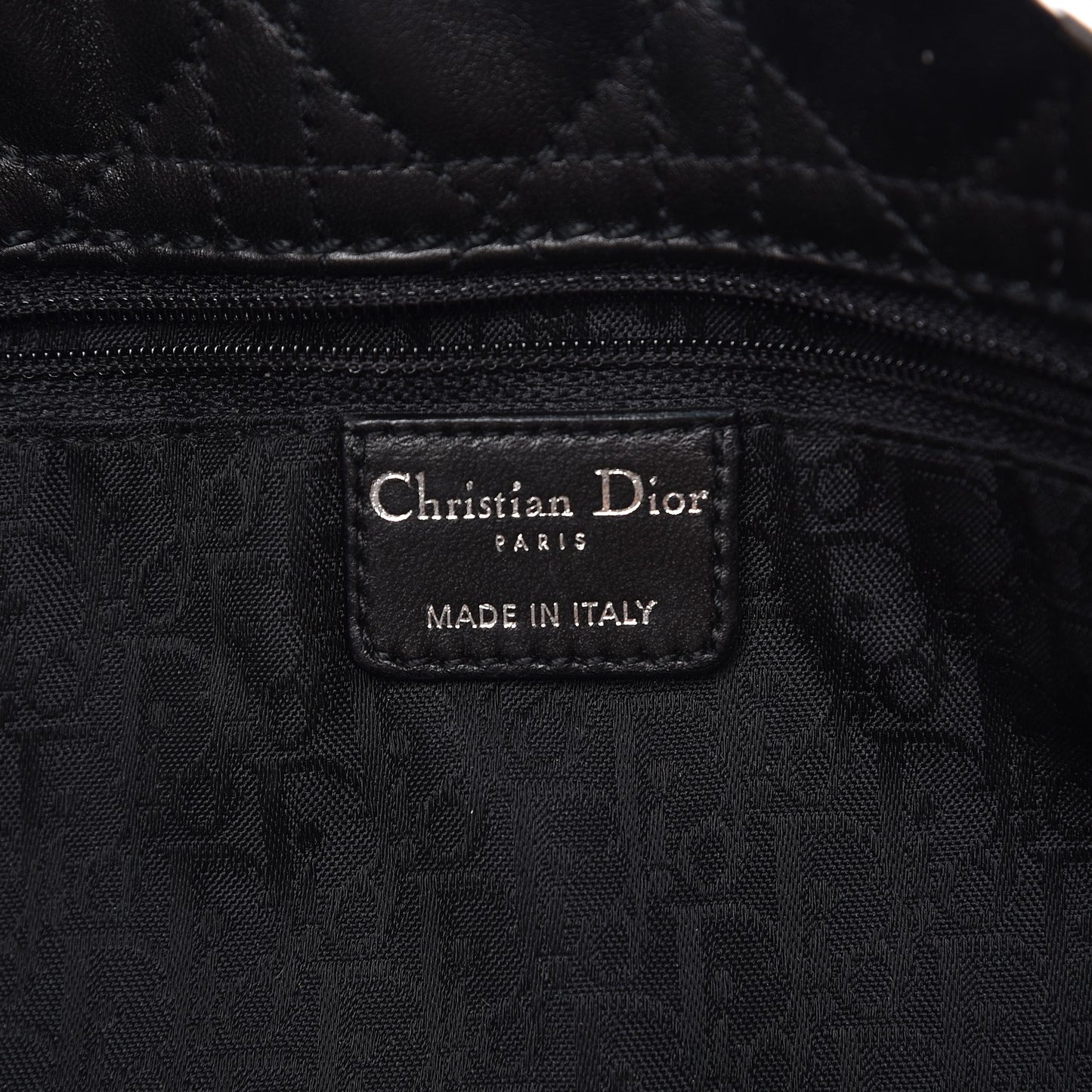 Lambskin Cannage Large Soft Lady Dior Shopping Tote Black