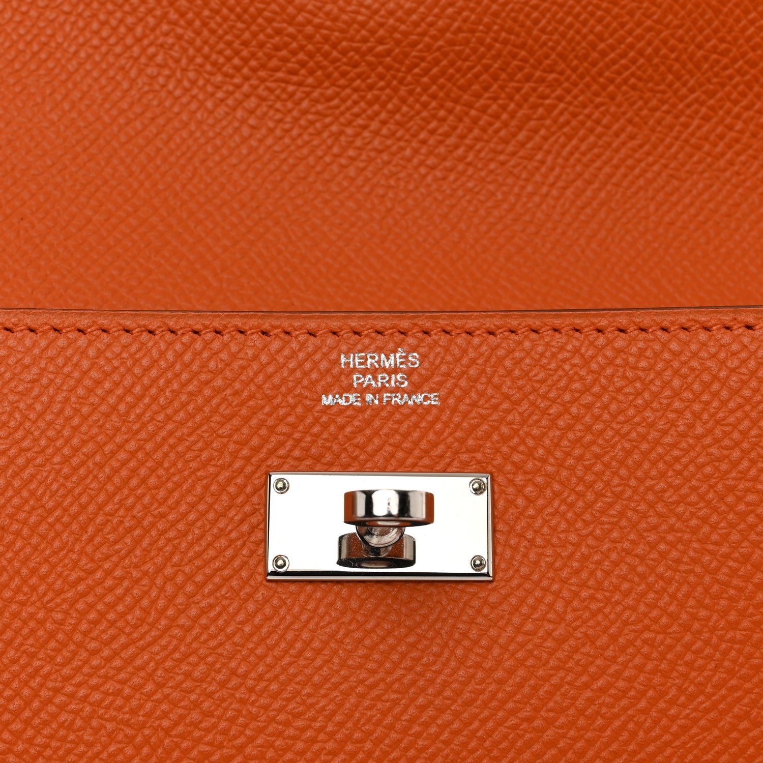 Hermes Epsom Kelly Longue Wallet Orange 6 of 9