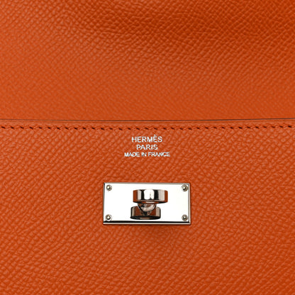 Hermes Epsom Kelly Longue Wallet Orange 6 of 9