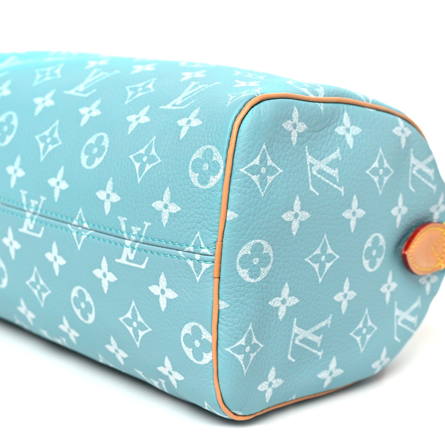 Louis Vuitton Calfskin Monogram Speedy P9 Bandouliere 25 Turquoise