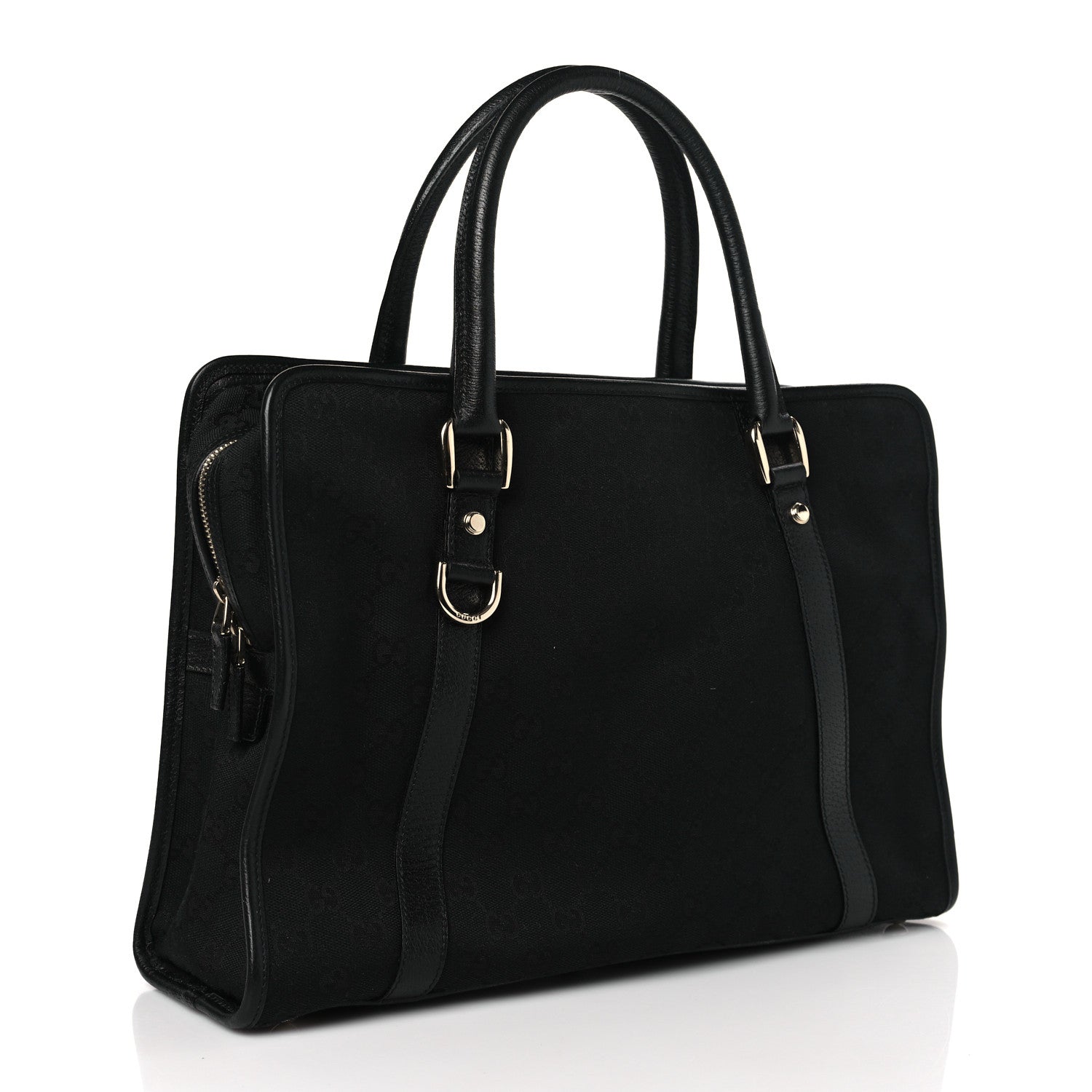 Gucci Monogram Tote Black 3 of 9