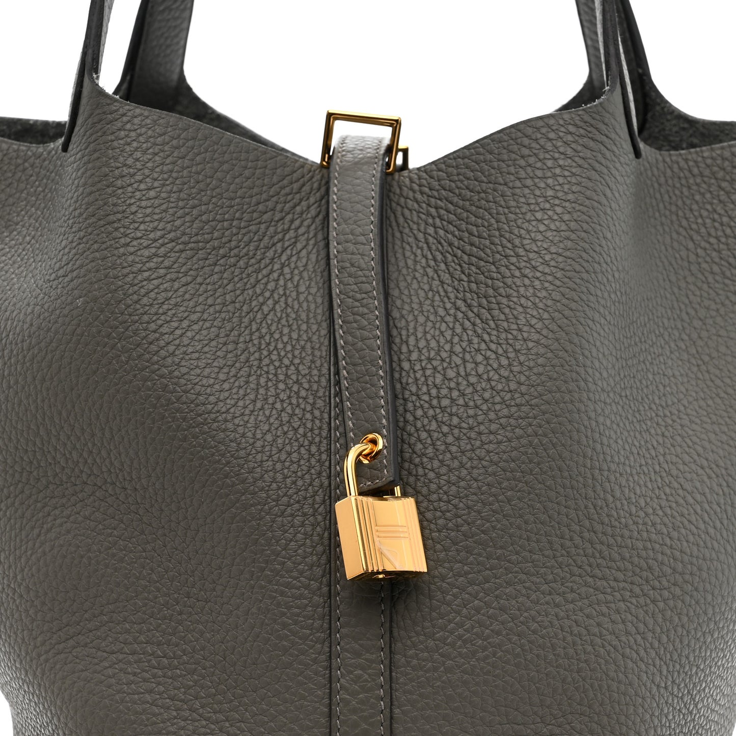Taurillon Clemence Picotin Lock 22 MM Etain