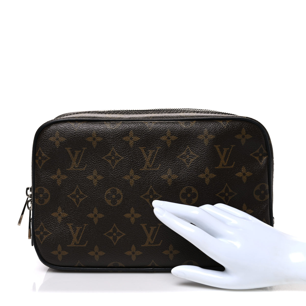 Louis Vuitton Monogram Macassar Toilet Pouch GM 2 of 7