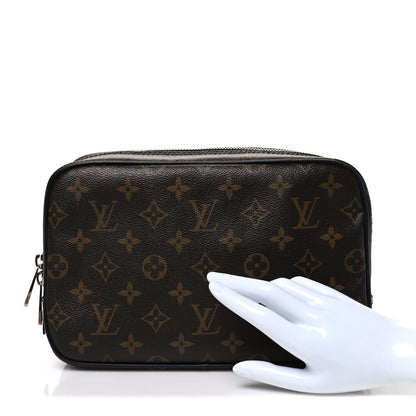 Louis Vuitton Monogram Macassar Toilet Pouch GM 2 of 7
