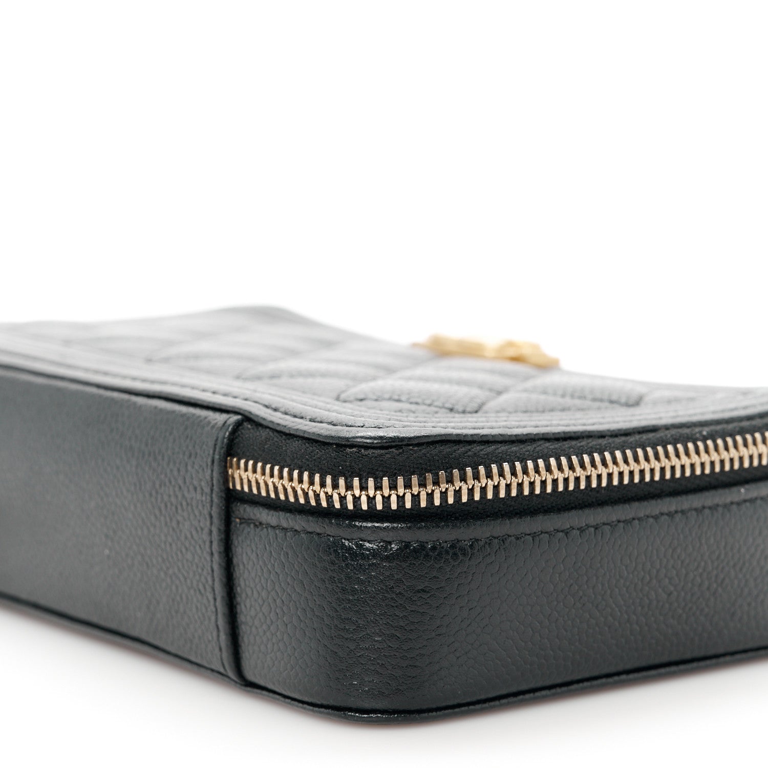 Chanel Caviar Quilted Small Boy Clutch With Chain Black 10 of 10