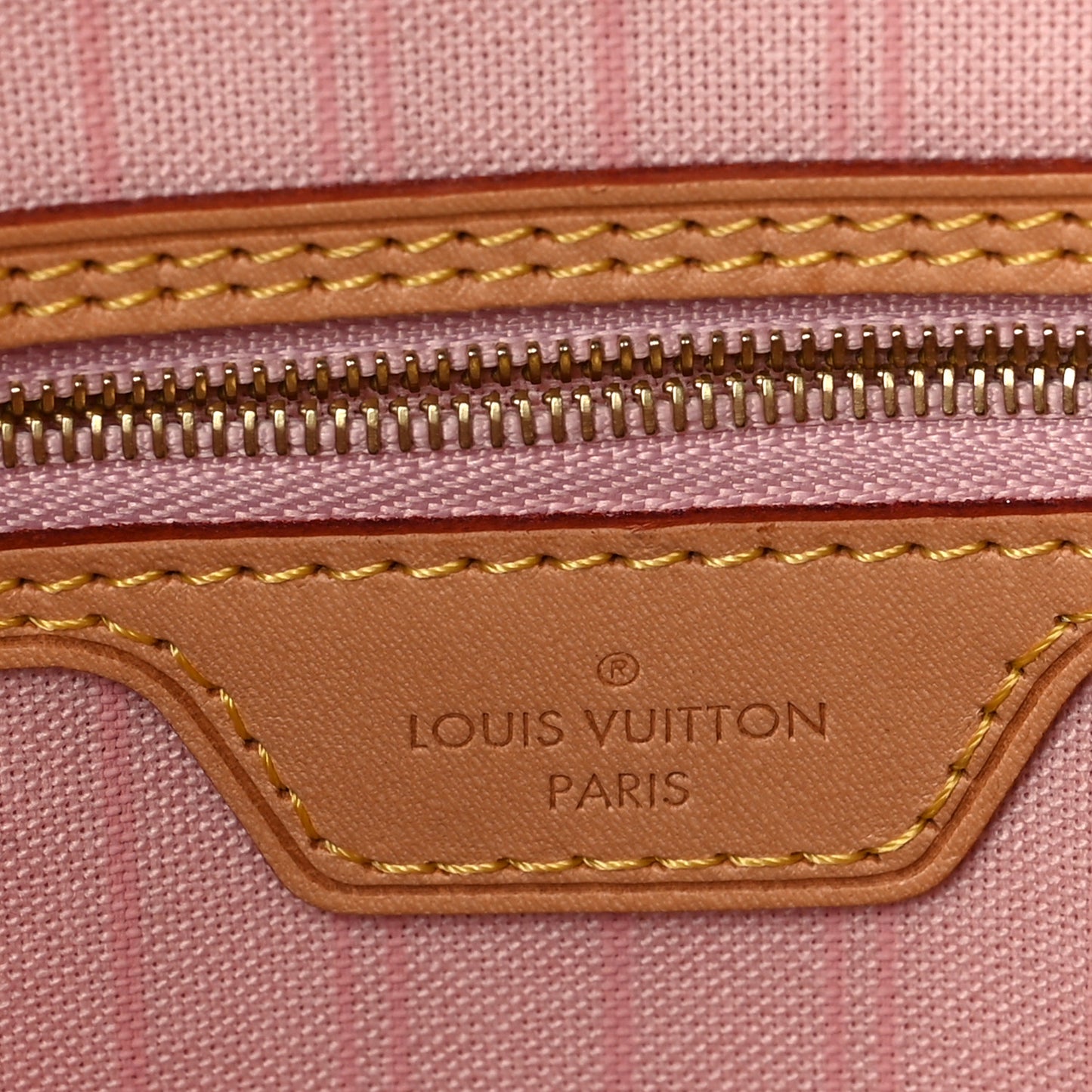 Damier Azur Neo Neverfull MM Rose Ballerine