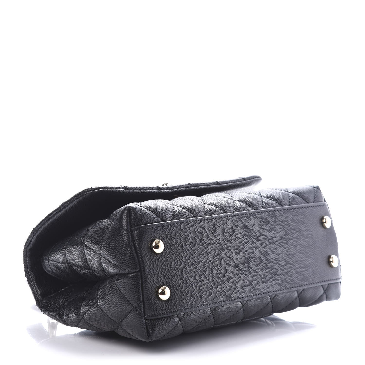 Chanel Caviar Quilted Mini Coco Handle Flap Black 4 of 10