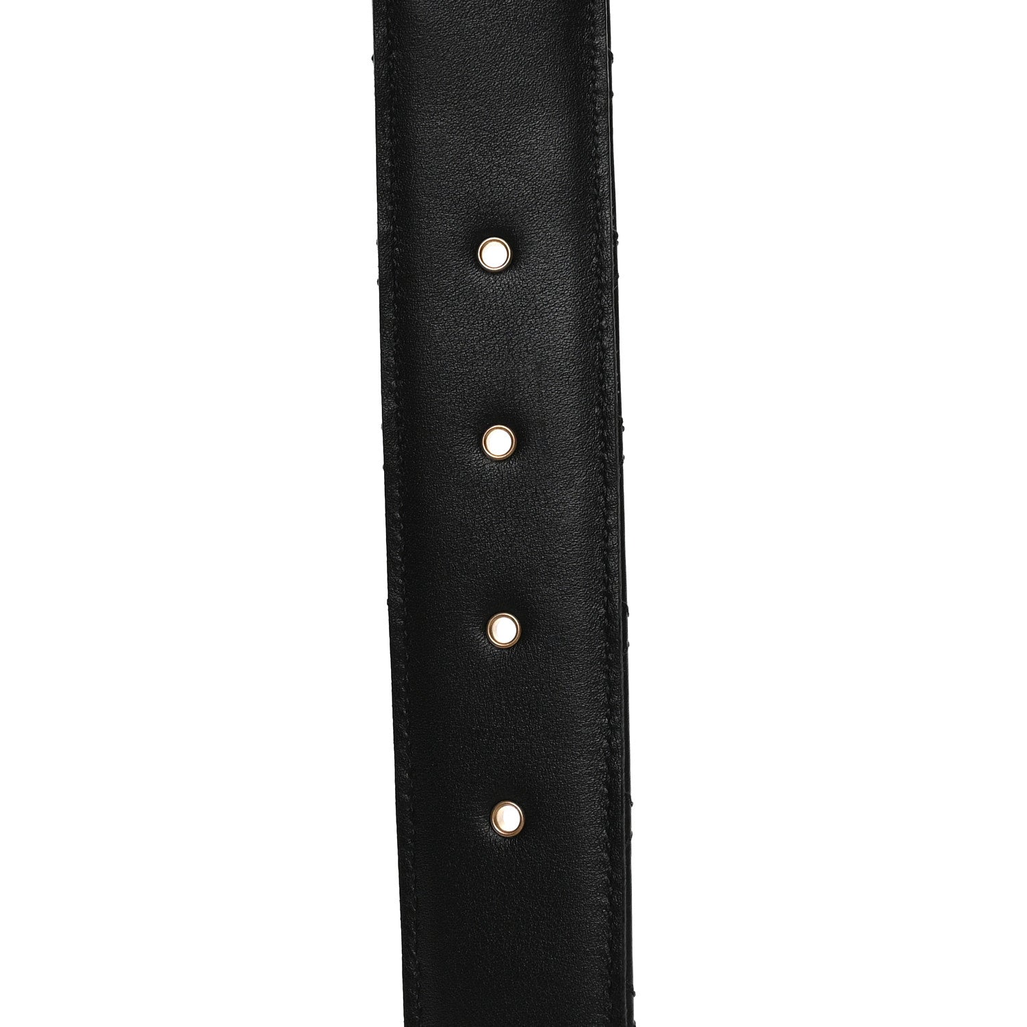 Chanel Calfskin Quilted CC Chain Belt 80 32 Black 1888180