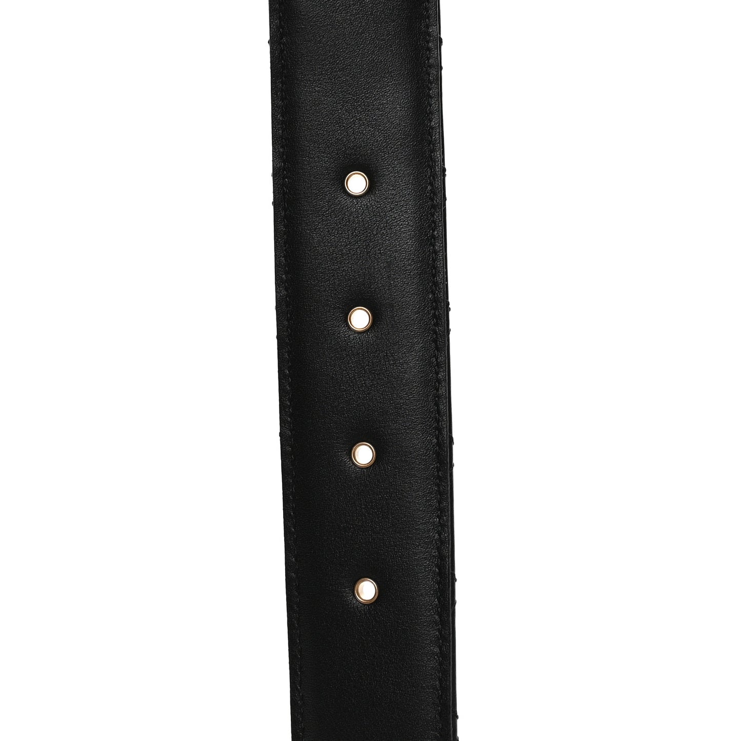 Calfskin Quilted CC Chain Belt 80 32 Black