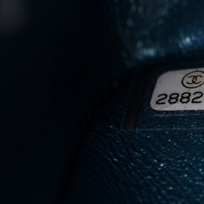 Chanel Metallic Sheepskin Quilted 2.55 Reissue Mini Flap Blue 7 of 11