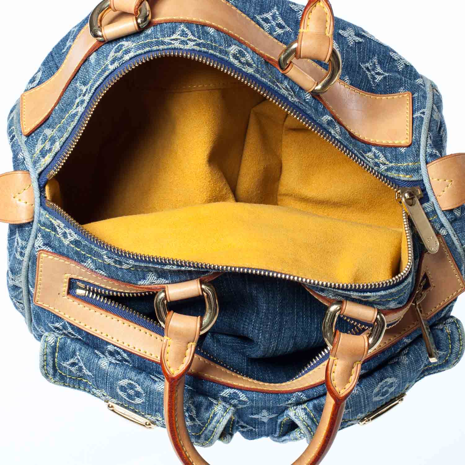 Louis Vuitton Monogram Denim Neo Speedy Blue 9 of 9