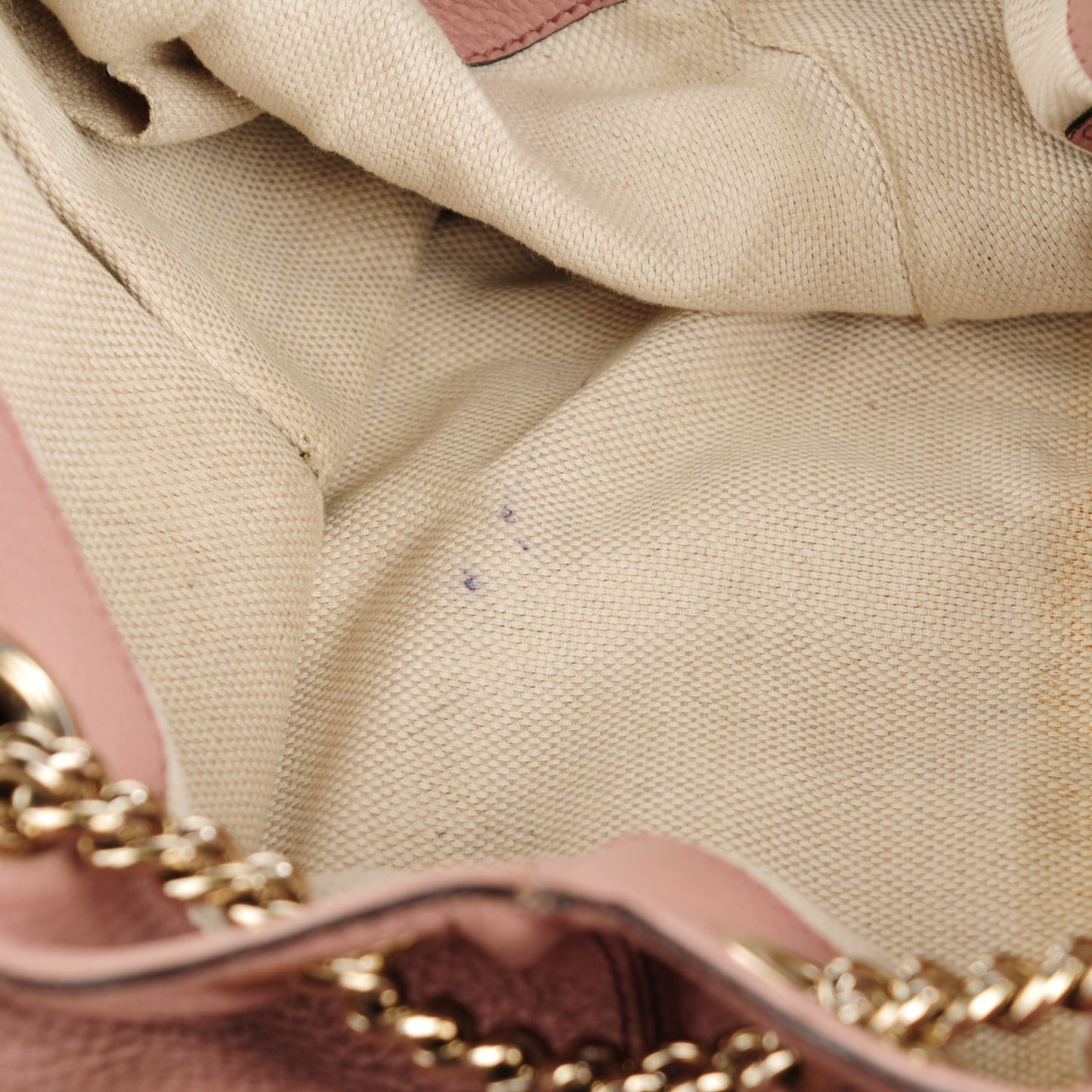 Cellarius Calfskin Medium Soho Chain Shoulder Bag Dark Cipria