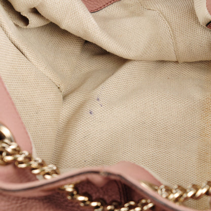 Gucci Cellarius Calfskin Medium Soho Chain Shoulder Bag Dark Cipria 8 of 9