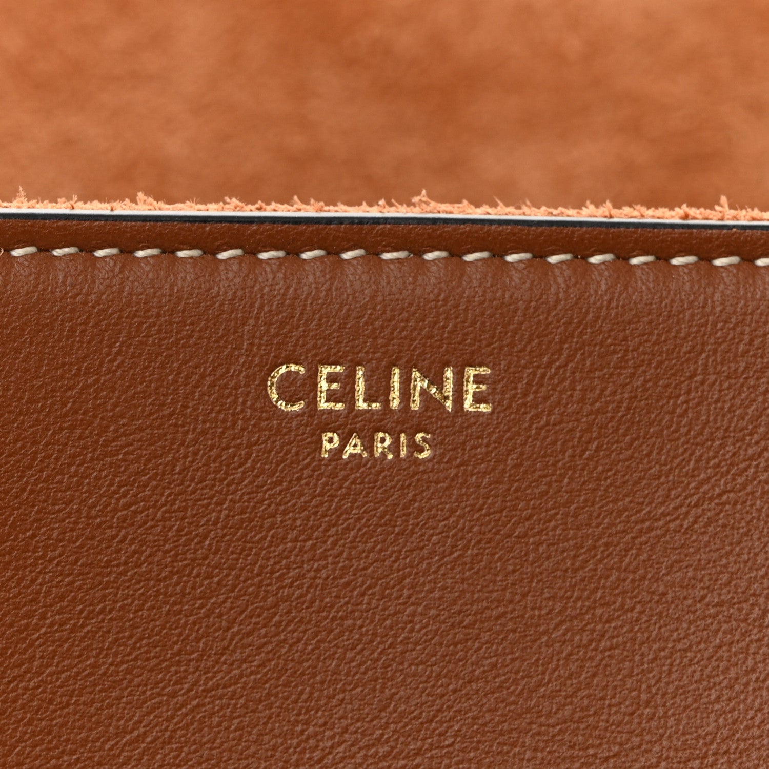 Celine Calfskin Large Soft 16 Bag Tan 6 of 13
