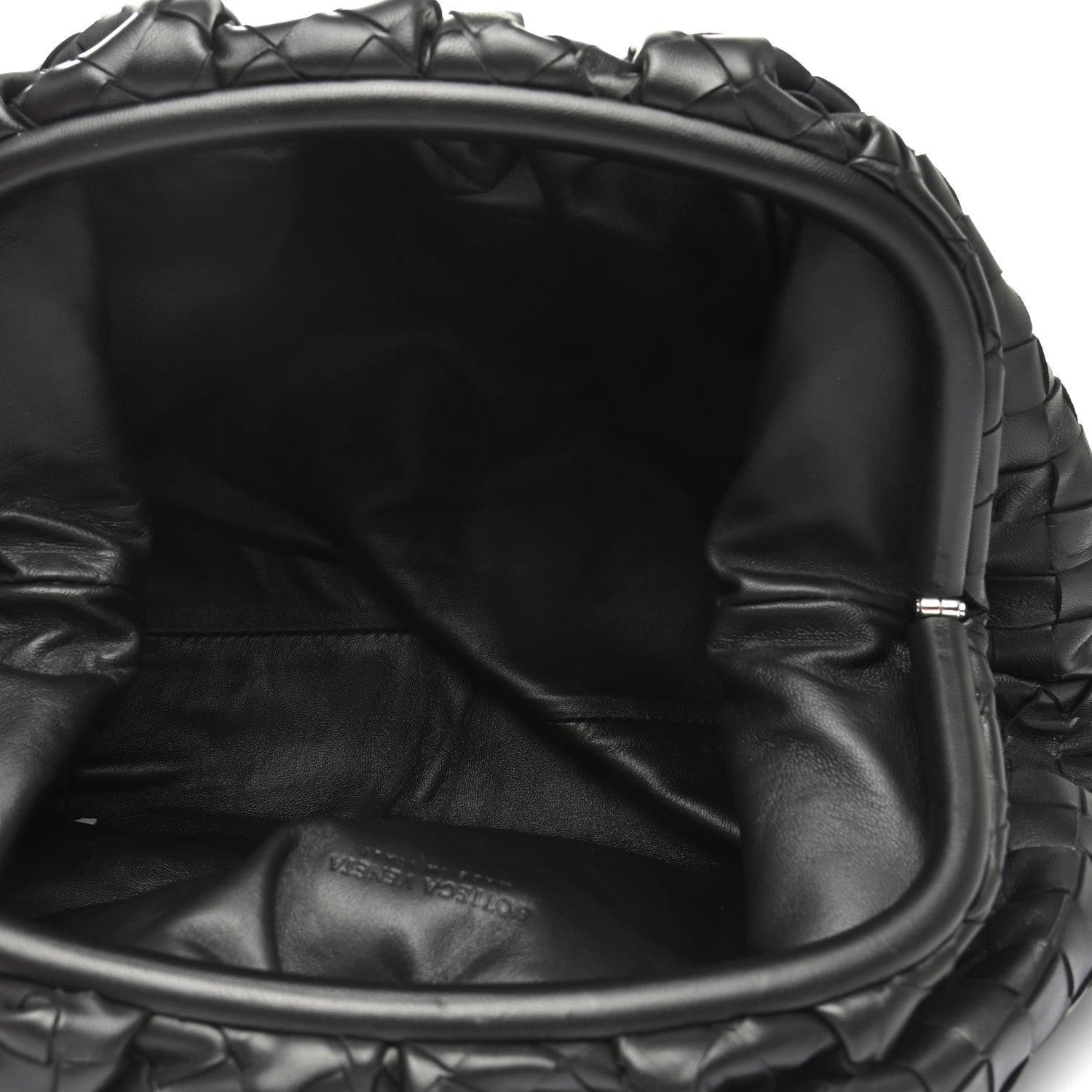 Bottega Veneta Nappa Maxi Intreccio The Pouch Oversized Clutch Black 5 of 10