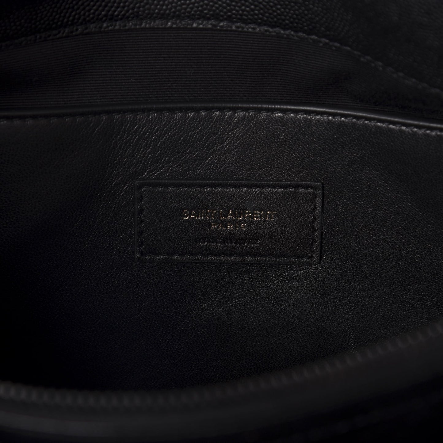 Grain De Poudre Medium West Hollywood Monogram Fold-Over Black