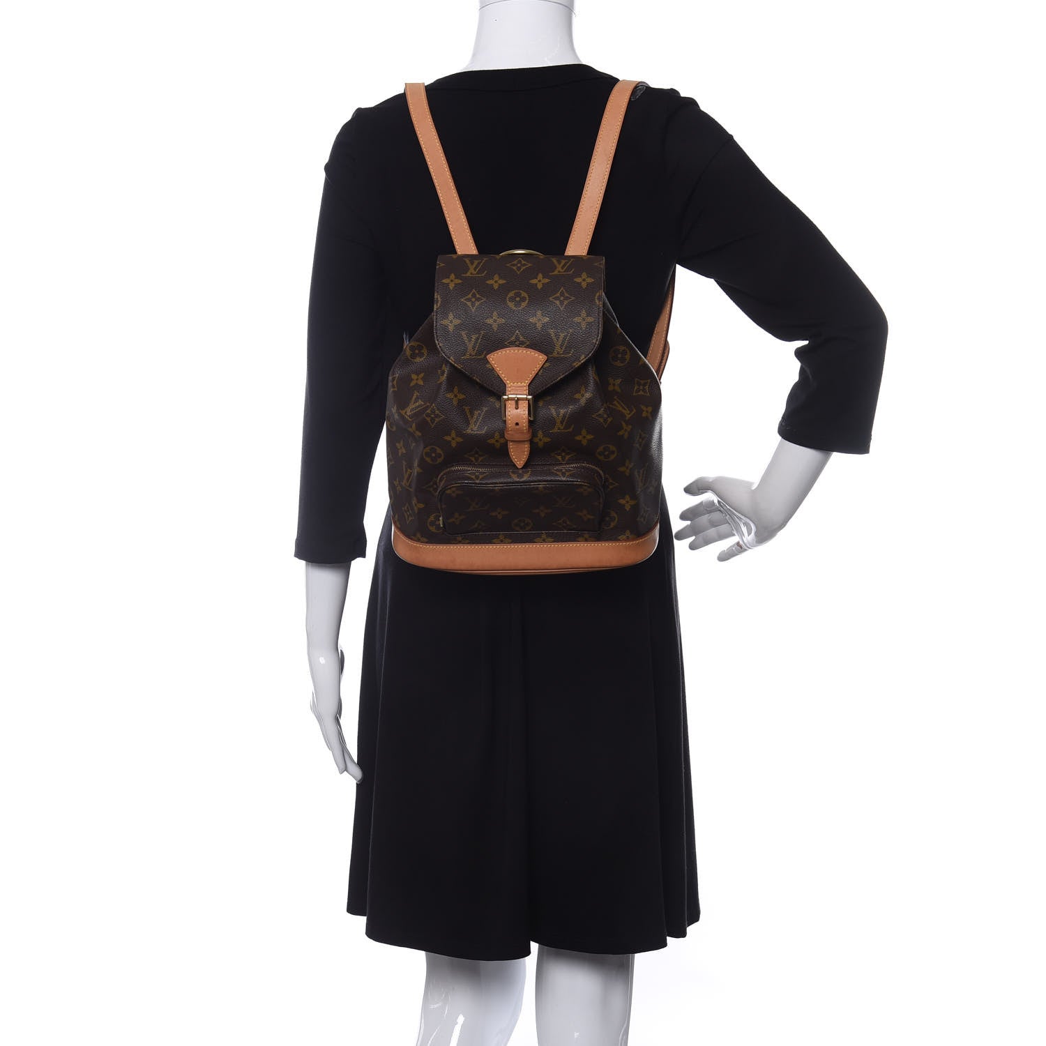 Louis Vuitton Monogram Montsouris MM Backpack 2 of 10