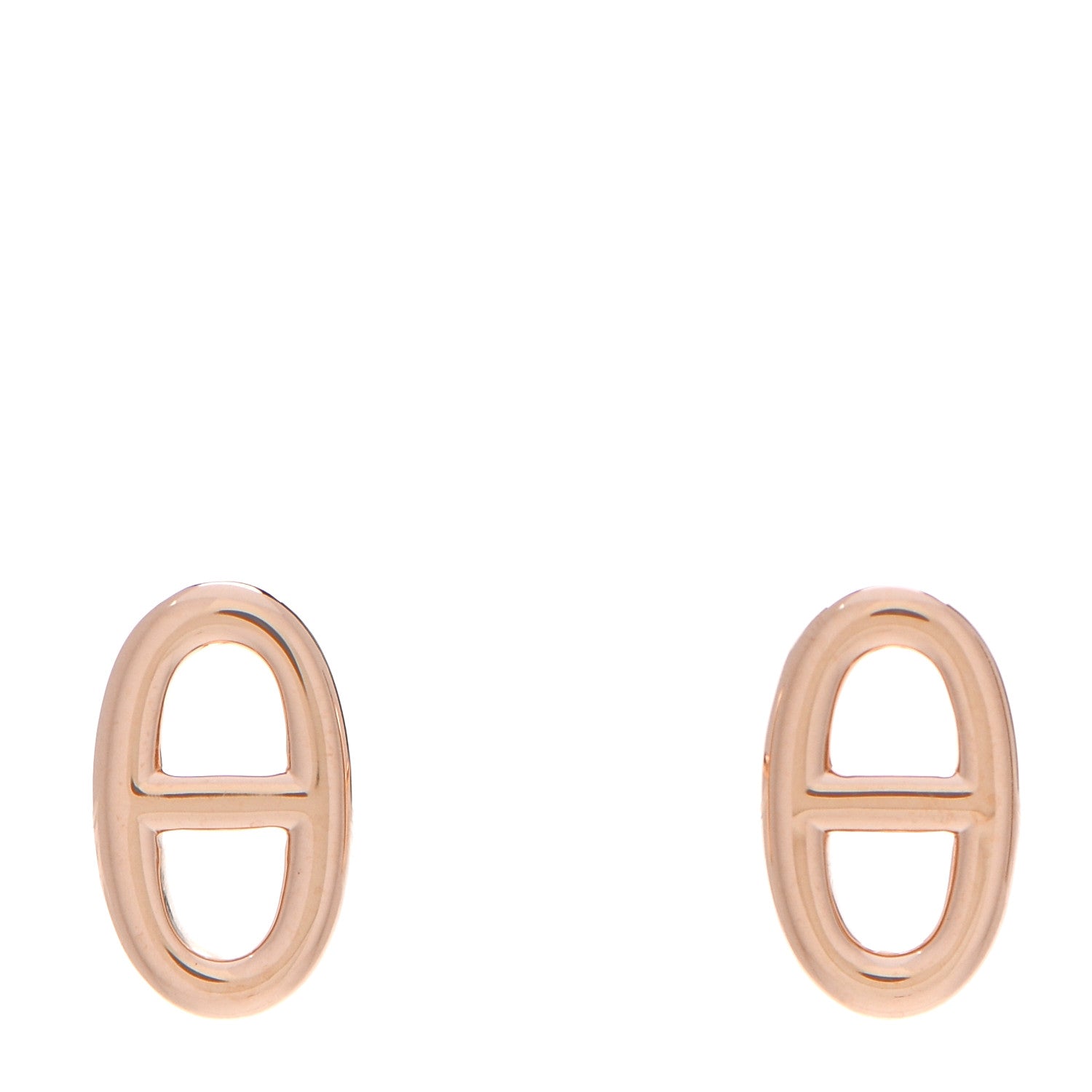 Hermes 18K Rose Gold TPM Farandole Stud Earrings 1 of 6