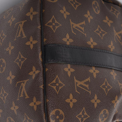 Louis Vuitton Monogram Macassar Keepall Bandouliere 45 6 of 8