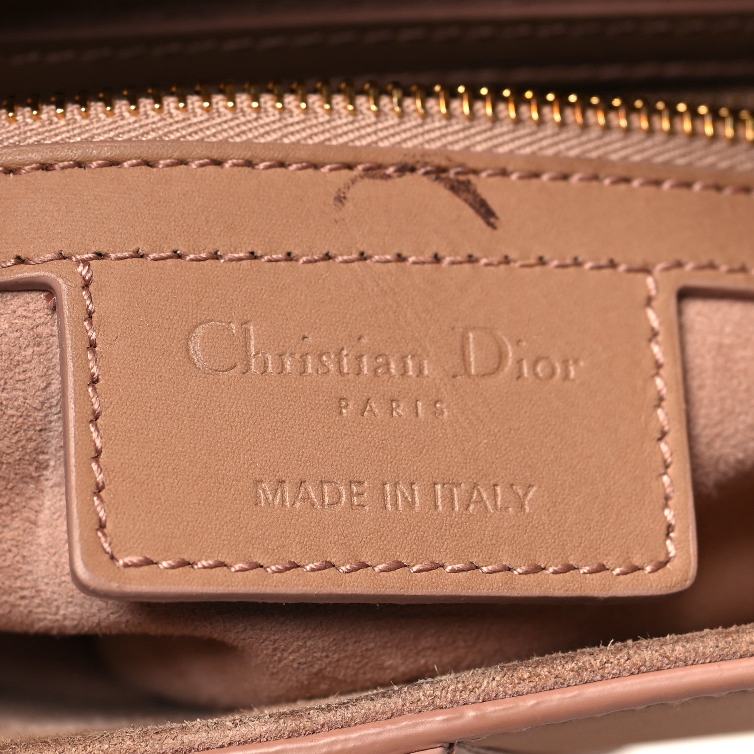 Christian Dior Ultra Matte Calfskin Saddle Bag Blush 6 of 12
