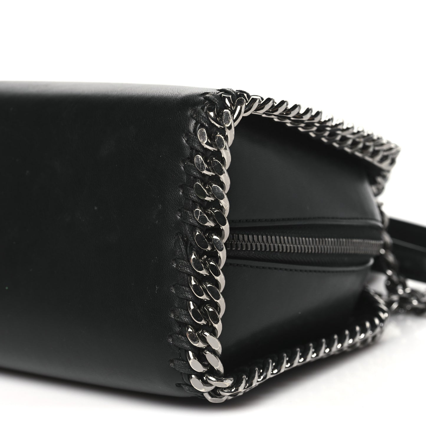 Eco Alter Nappa Mini Falabella Box Top Handle Bag Black