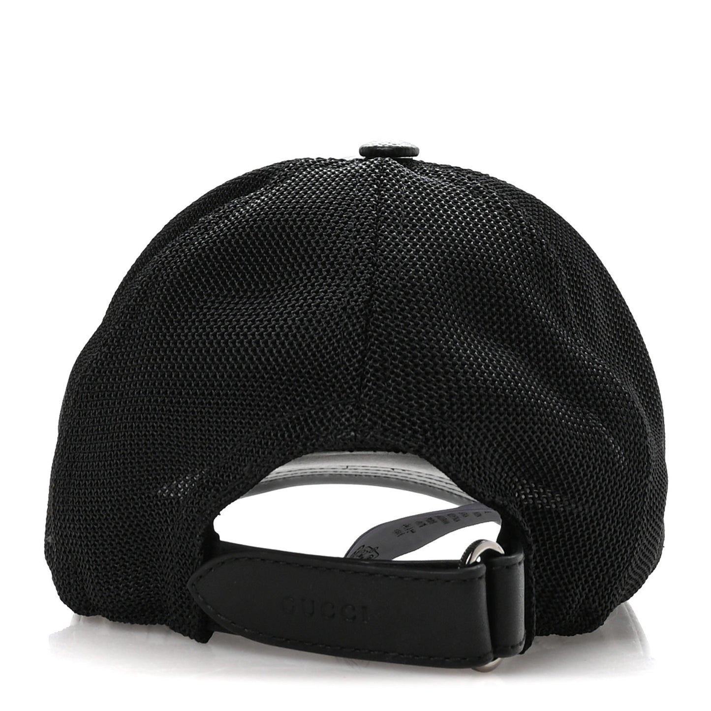 GG Supreme Monogram Baseball Hat S Black