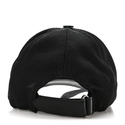 Gucci GG Supreme Monogram Baseball Hat S Black 6 of 9
