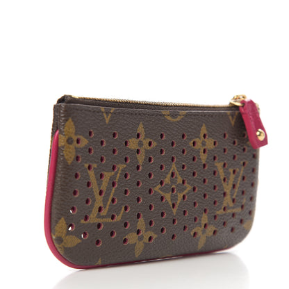 Louis Vuitton Monogram Perforated Key Pouch Fuchsia 2 of 4