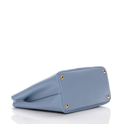 Prada Saffiano Cuir Small Double Bag Astrale Giada 4 of 7