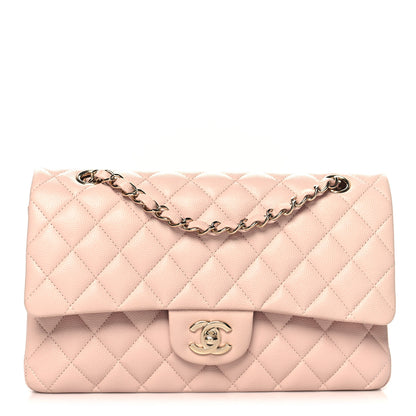 Chanel Caviar Quilted Medium Double Flap Light Pink 1 of 11