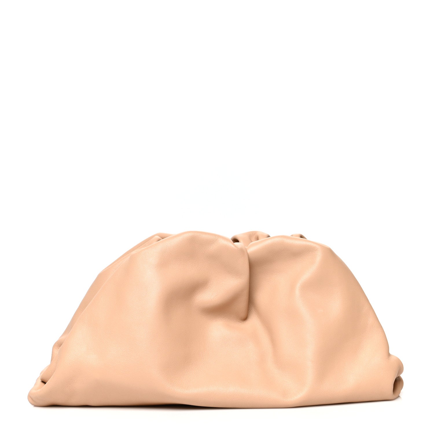 Bottega Veneta Smooth Butter Calf The Pouch Oversized Clutch Nude 1 of 10