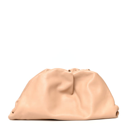 Bottega Veneta Smooth Butter Calf The Pouch Oversized Clutch Nude 1 of 10
