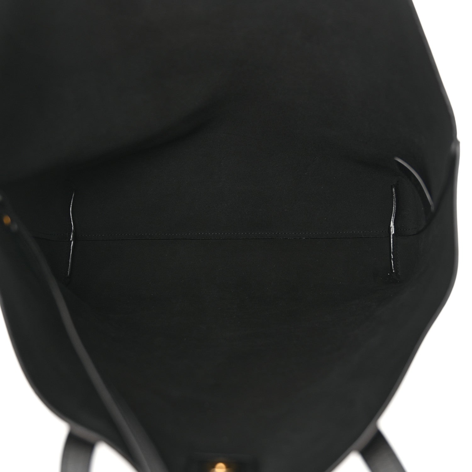 Saint Laurent Calfskin North-South Shopping Tote Black 6 of 11
