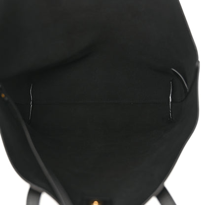 Saint Laurent Calfskin North-South Shopping Tote Black 6 of 11