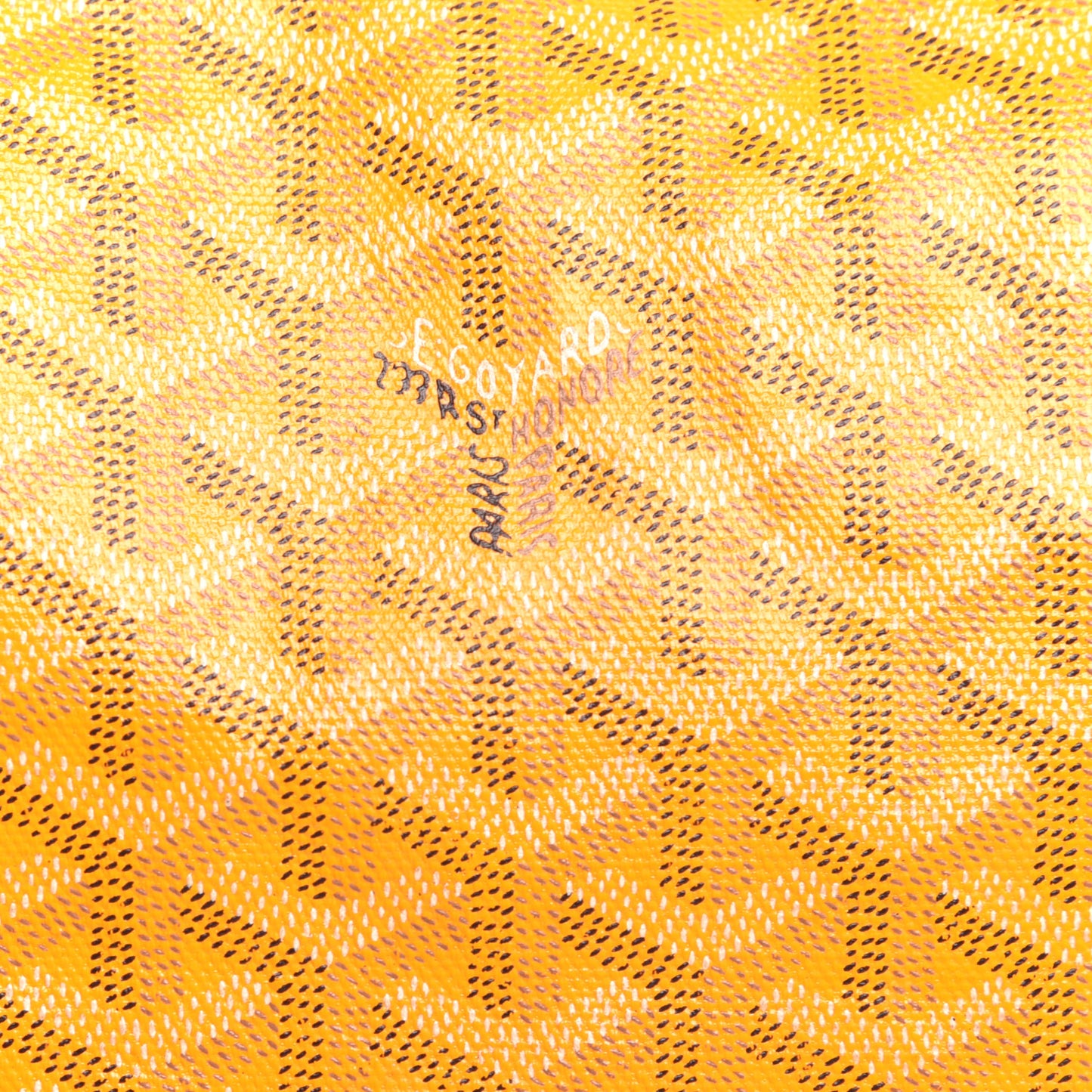 Goyardine Saint Louis PM Yellow