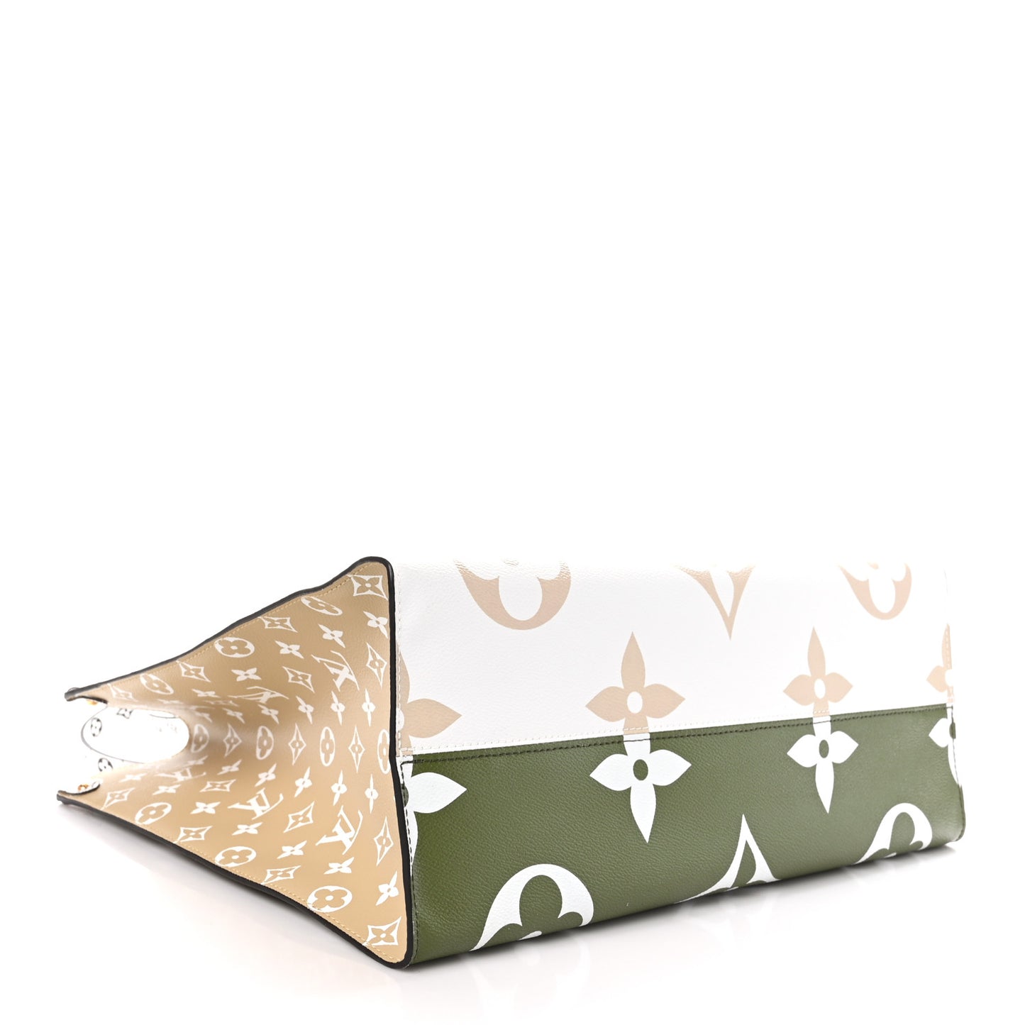 Monogram Giant Onthego GM Kaki Beige