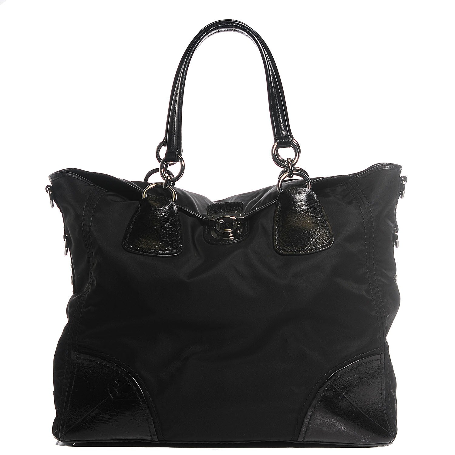 Prada Tessuto Nylon Tote Nero Black 1 of 11