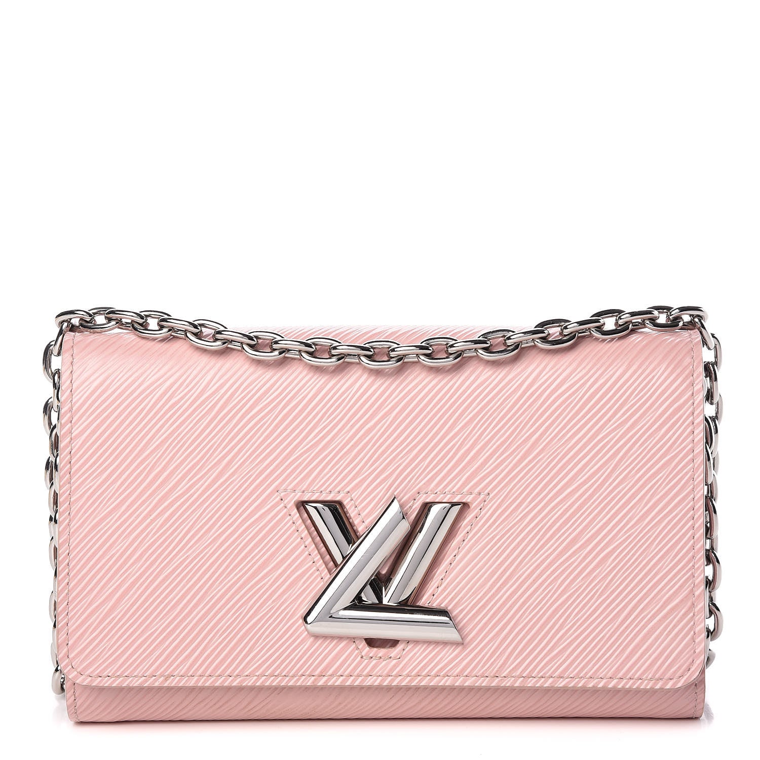 Louis Vuitton Epi Twist Chain Wallet Rose Ballerine 1 of 10